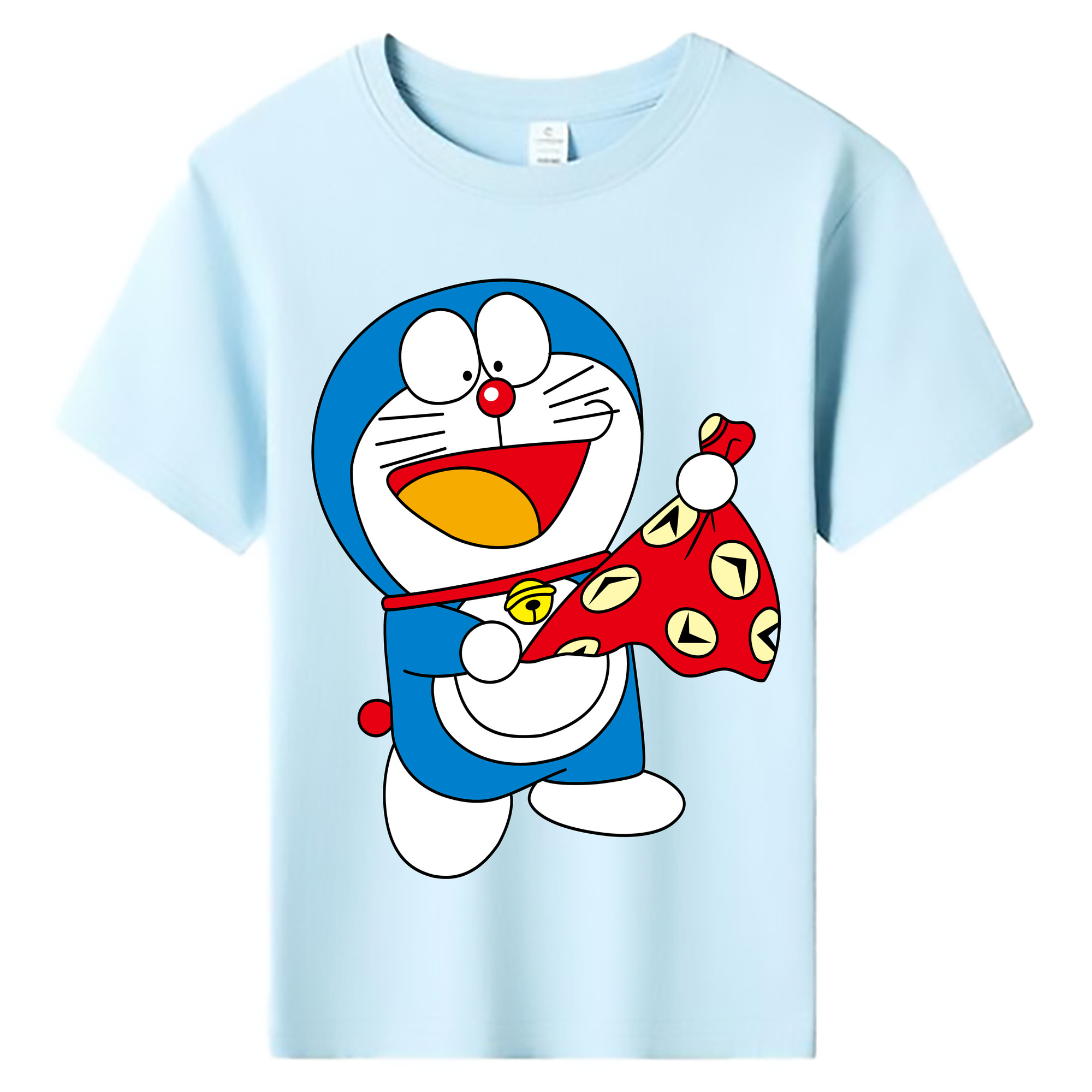 （画像用） ドラえもん Doraemon 綿100％キッズTシャツ（フロントプリント）